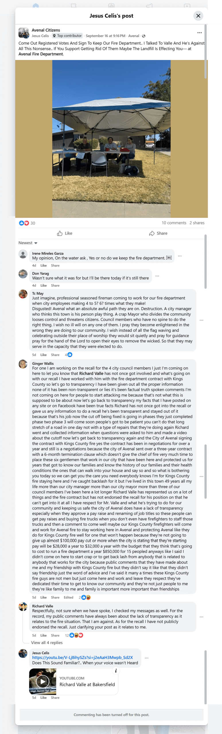 Is Kings County Endorsing the Avenal Recall? An Investigation into Property, Politics, and Public Trust Is Kings County Endorsing the Avenal Recall? An Investigation into Property, Politics, and Public Trust