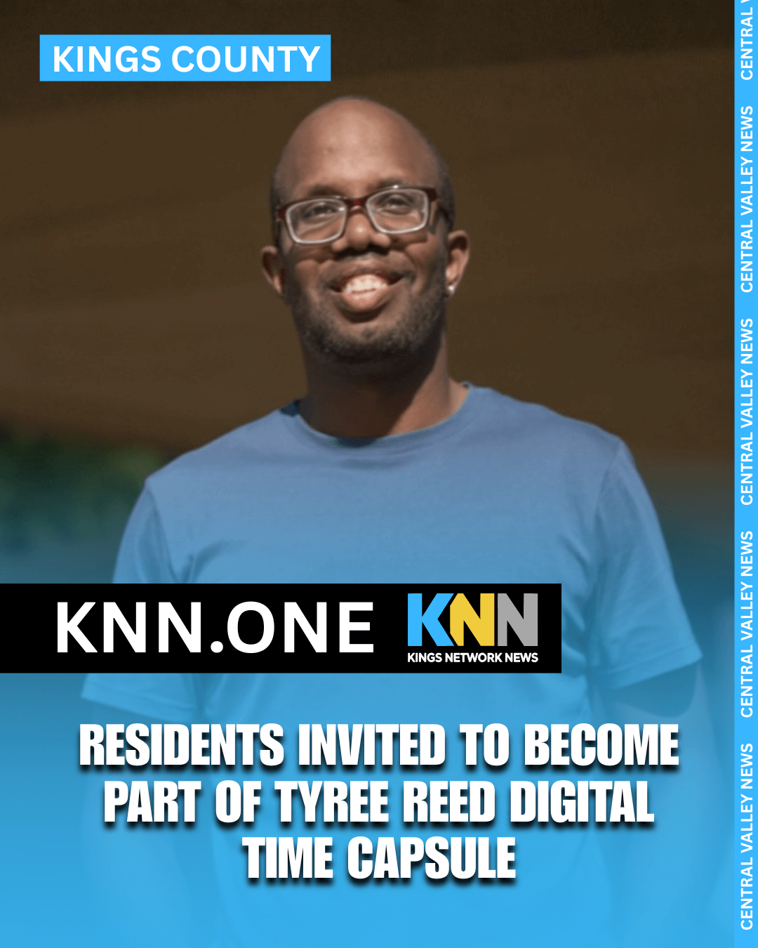 RESIDENTS INVITED TO BECOME PART OF TYREE REED DIGITAL TIME CAPSULE RESIDENTS INVITED TO BECOME PART OF TYREE REED DIGITAL TIME CAPSULE