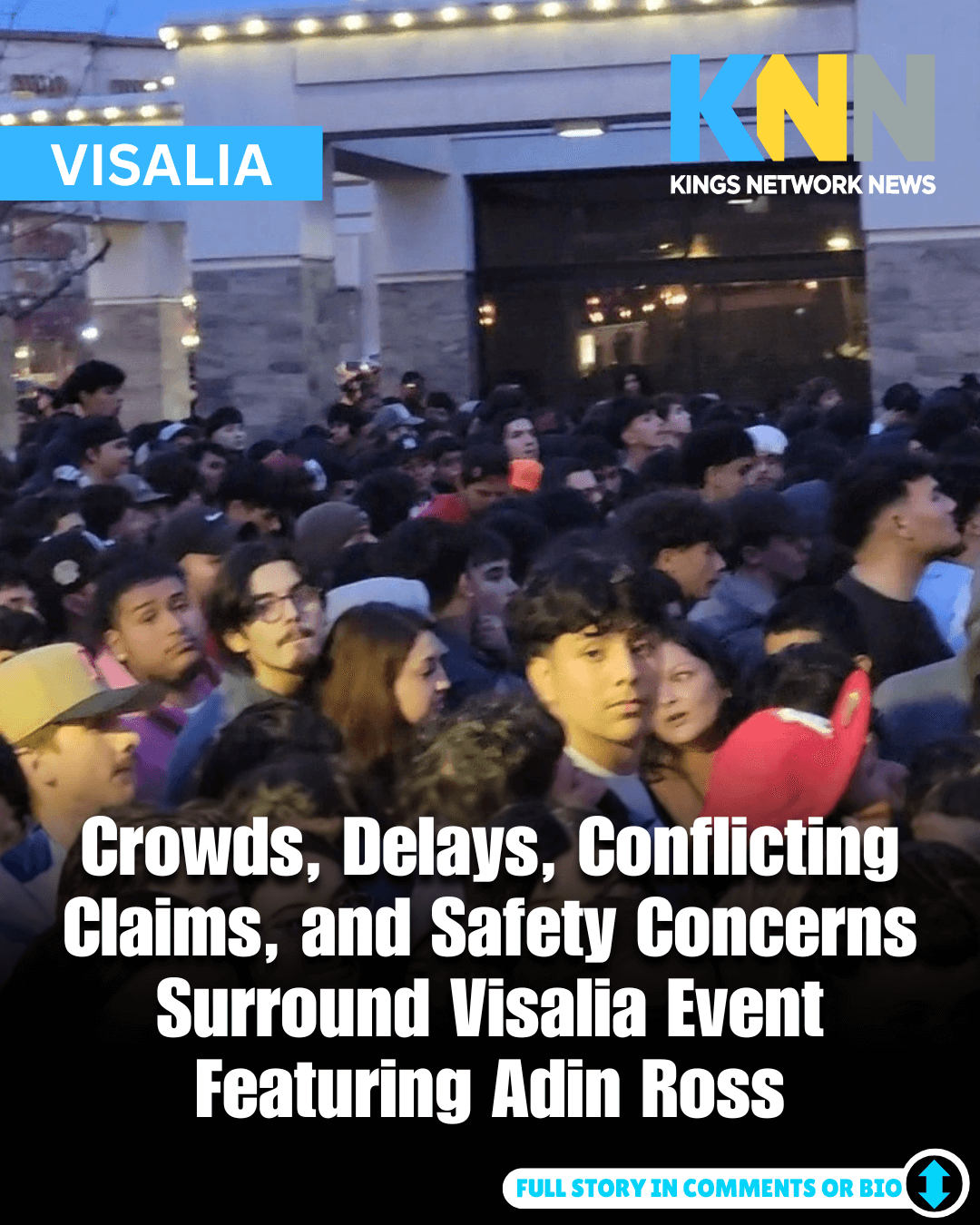 Crowds, Delays, Conflicting Claims, and Safety Concerns Surround Visalia Event Featuring Adin Ross Crowds, Delays, Conflicting Claims, and Safety Concerns Surround Visalia Event Featuring Adin Ross