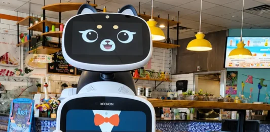 Aloha Express Introduces Kitty Robot Server in Visalia - Kitty robot server