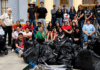 Hanford Youth and Rotarians Team Up for Downtown Cleanup, Strengthening Community Ties