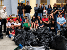 Hanford Youth and Rotarians Team Up for Downtown Cleanup, Strengthening Community Ties